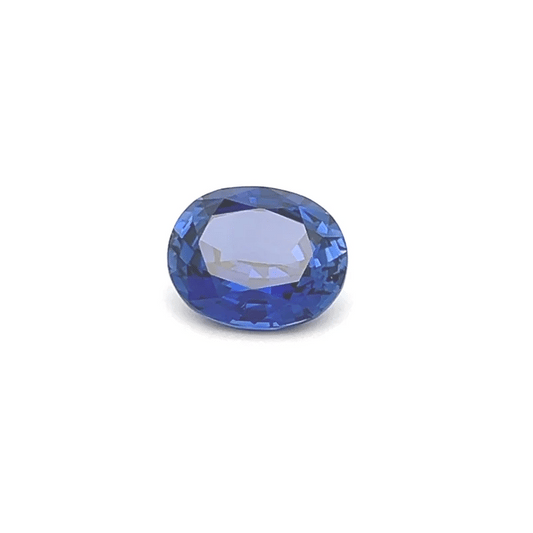 5.87 Ct Oval Blue Lab Grown Sapphire for Rings & Pendants