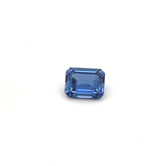 3.24Ct Octagon Blue Lab Grown Sapphire