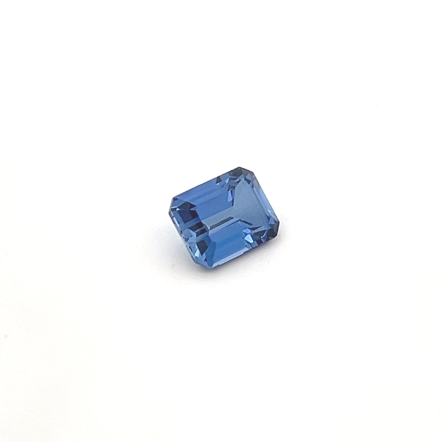 3.24Ct Octagon Blue Lab Grown Sapphire