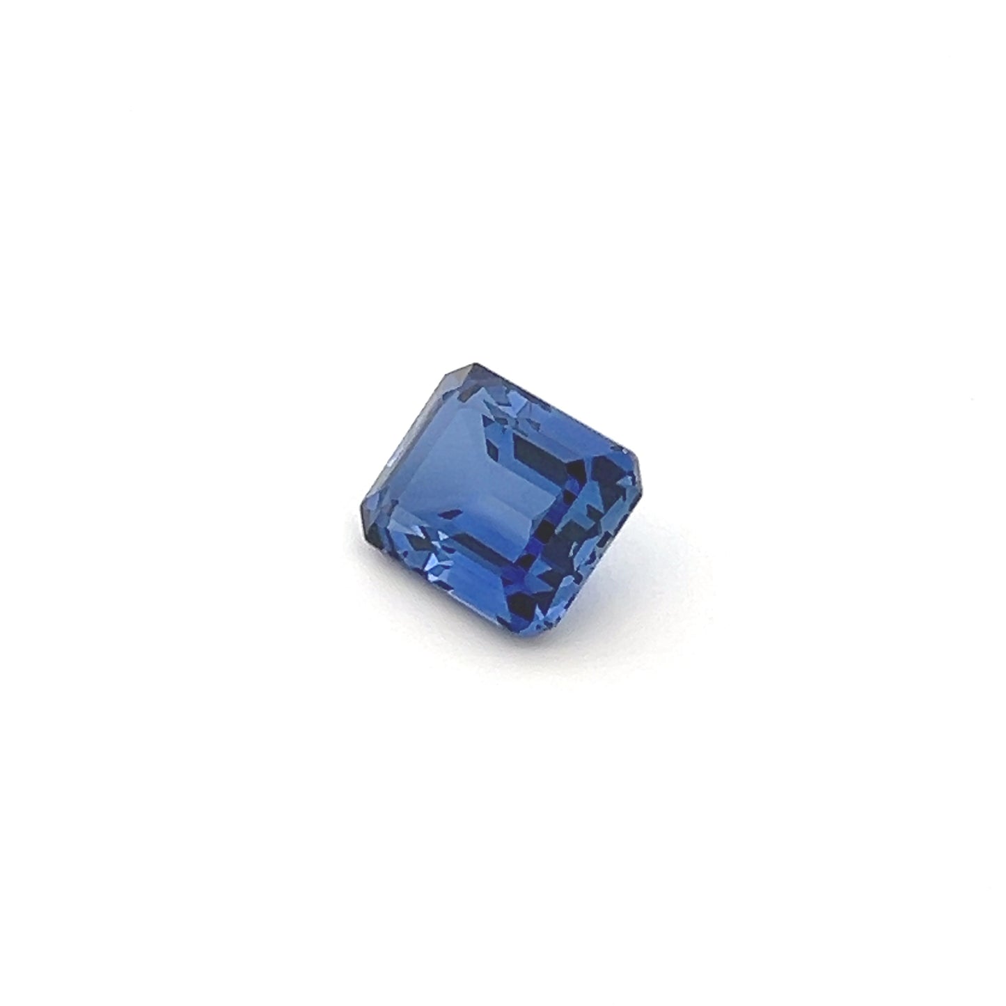 4.95Ct Octagon Blue Lab Grown Sapphire