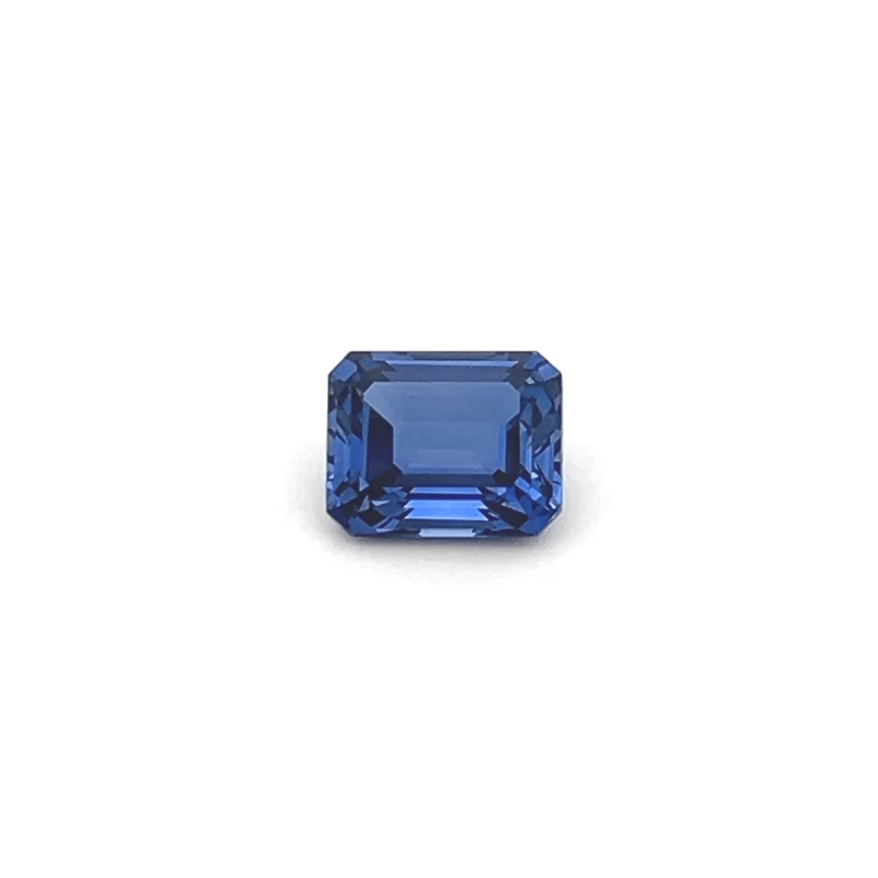 4.95Ct Octagon Blue Lab Grown Sapphire