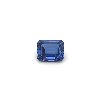 4.95Ct Octagon Blue Lab Grown Sapphire