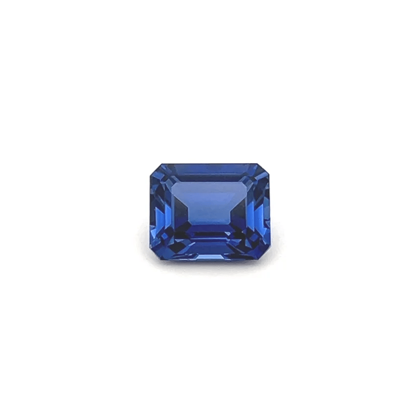 6.37Ct Octagon Blue Lab Grown Sapphire