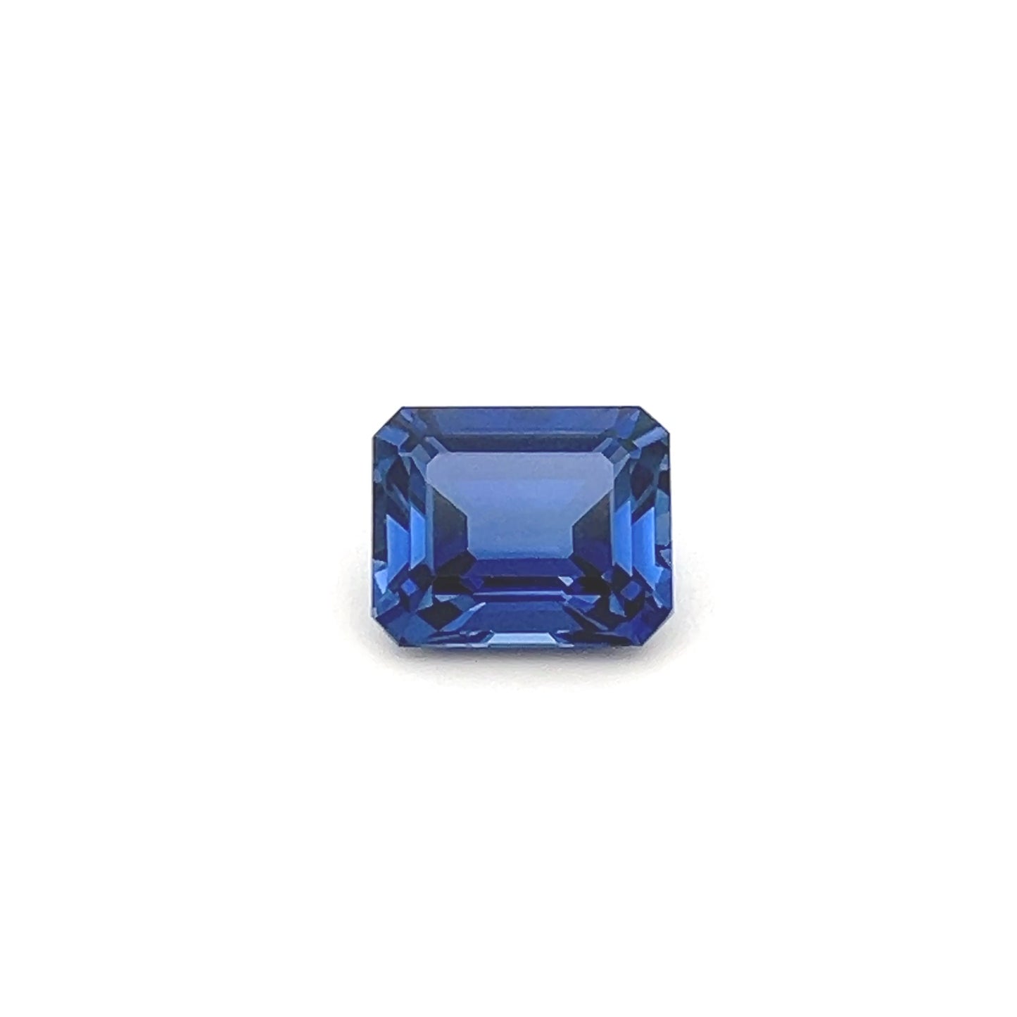 6.37Ct Octagon Blue Lab Grown Sapphire
