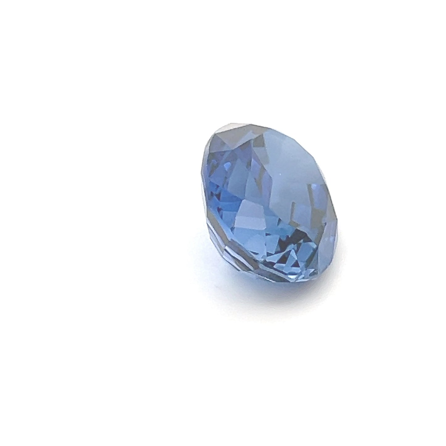 13.83 Ct Blue Oval Lab Grown Sapphire for Rings & Pendants
