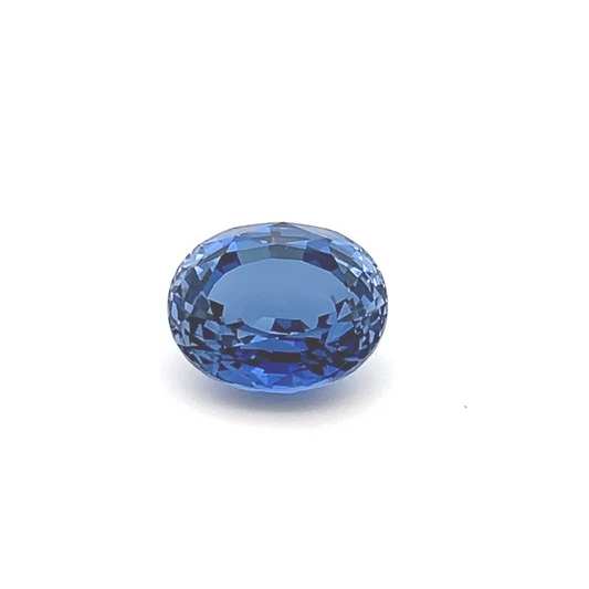 8.76Ct Oval Blue Lab Grown Sapphire For Pendants