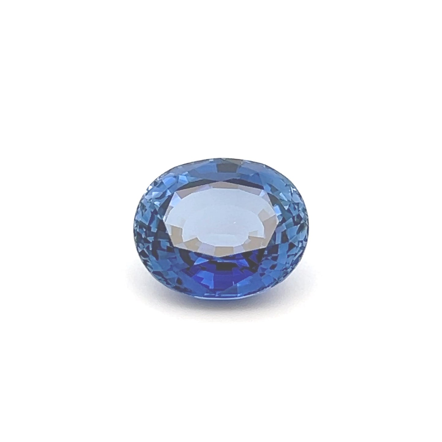 9.50Ct Blue Oval Lab Grown Sapphire – High Clarity Loose Gemstone
