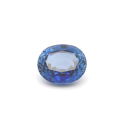9.50Ct Blue Oval Lab Grown Sapphire – High Clarity Loose Gemstone