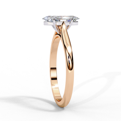 LGD  Ring Marquise Stone (0.82ct) In 14K Gold  #LGD-Mq-CD026