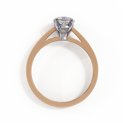 LGD Solitaire Ring Cushion Square Stone (1.43ct) In 14K Gold     #LGD-CU-CD051