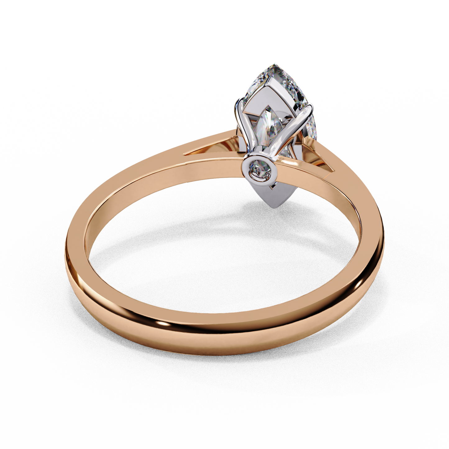 LGD  Ring Marquise Stone (0.86ct) In 14K Gold      #LGD-Mq-CD053