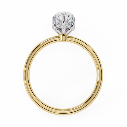LGD Ring Marquise Stone (1.55ct) In 14K Gold