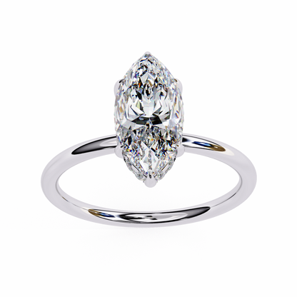 LGD Ring Marquise Stone (1.55ct) In 14K Gold