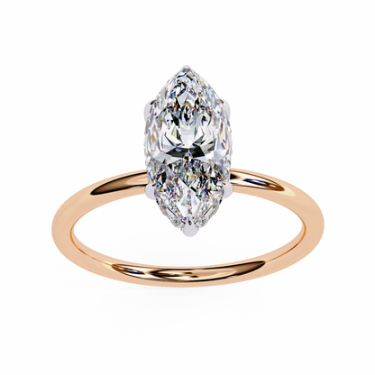 LGD Ring Marquise Stone (1.55ct) In 14K Gold