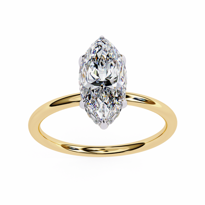 LGD Ring Marquise Stone (1.55ct) In 14K Gold