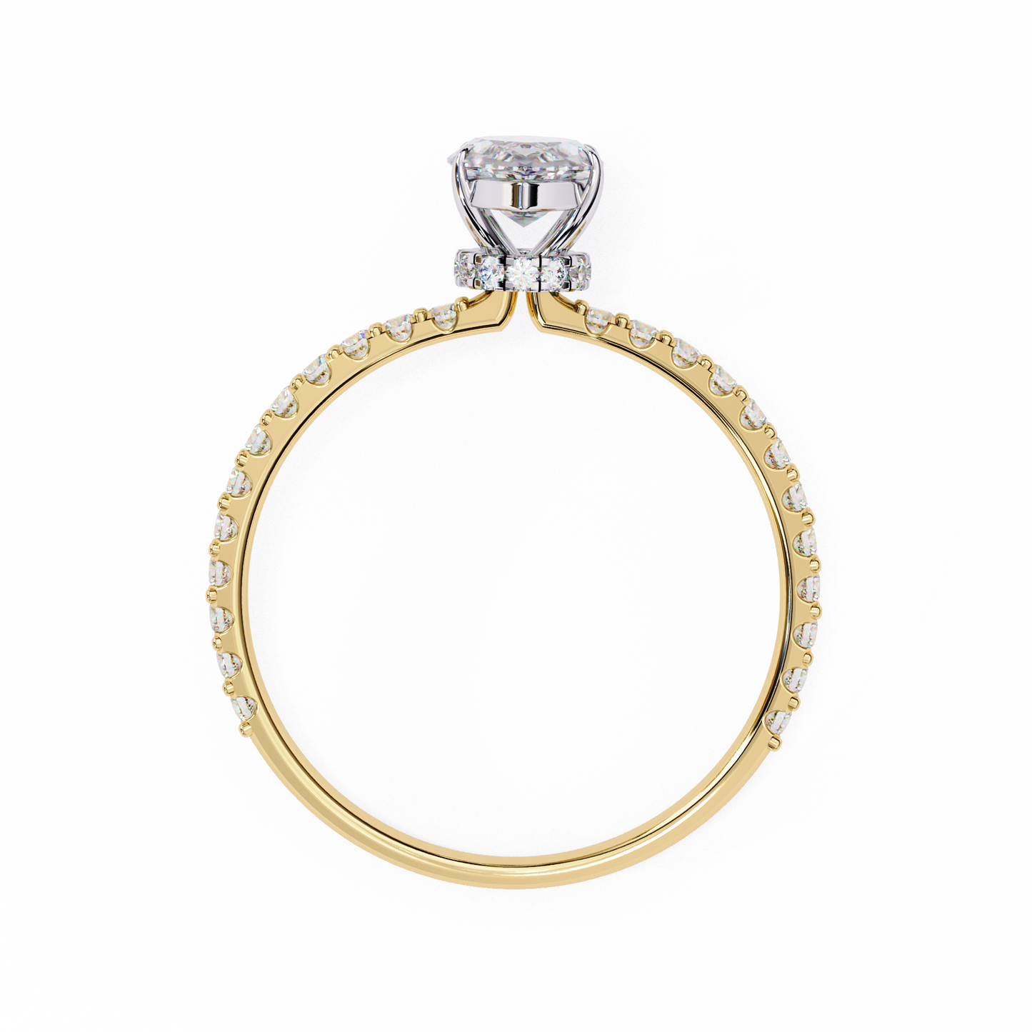 LGD Ring Marquise Stone (1.108ct) In 14K Gold  #LGD-Mq-CD103