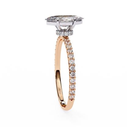 LGD Ring Marquise Stone (1.108ct) In 14K Gold  #LGD-Mq-CD103