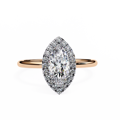 LGD Ring Marquise Stone (1.02ct) In 14K Gold   #LGD-Mq-CD117