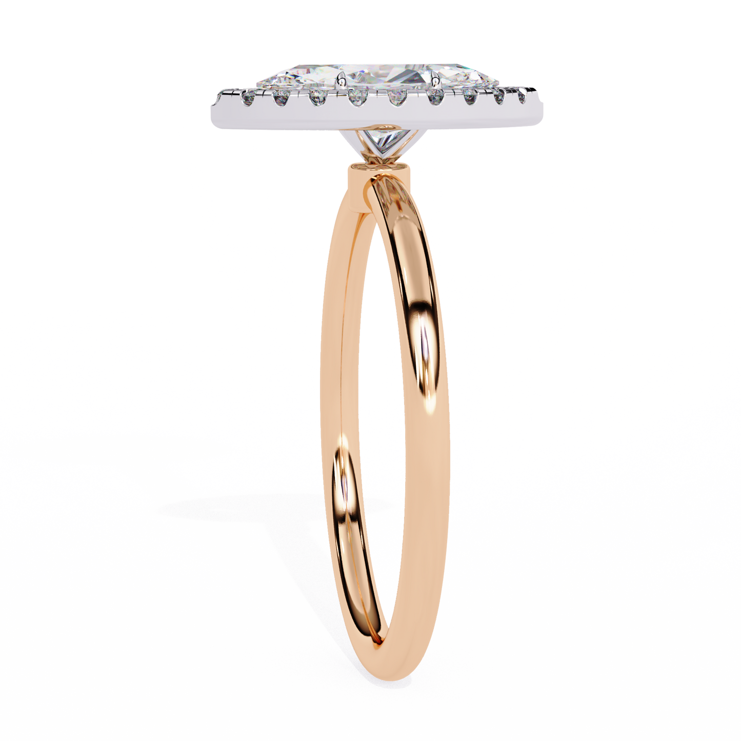 LGD Ring Marquise Stone (1.02ct) In 14K Gold   #LGD-Mq-CD117