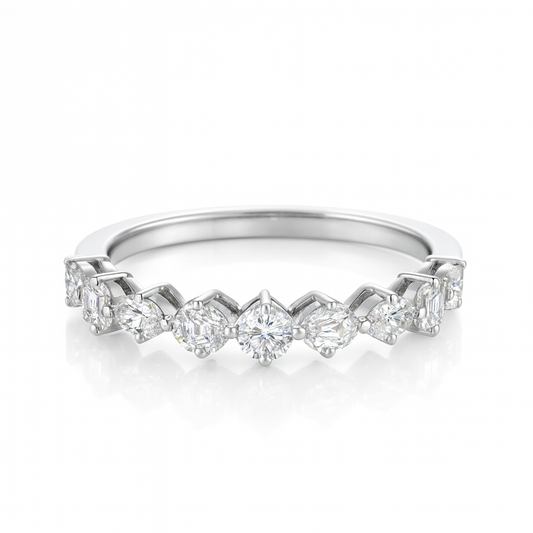 Lab Grown Diamond Multi Shape Ring In 14k Gold