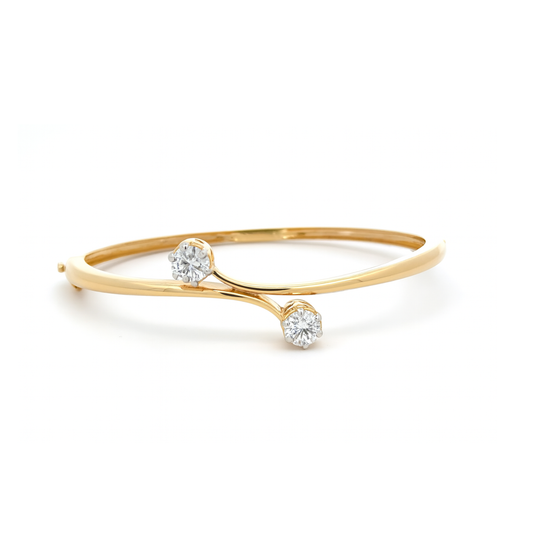 DoubleRoundLabDiamondTennisBracelet