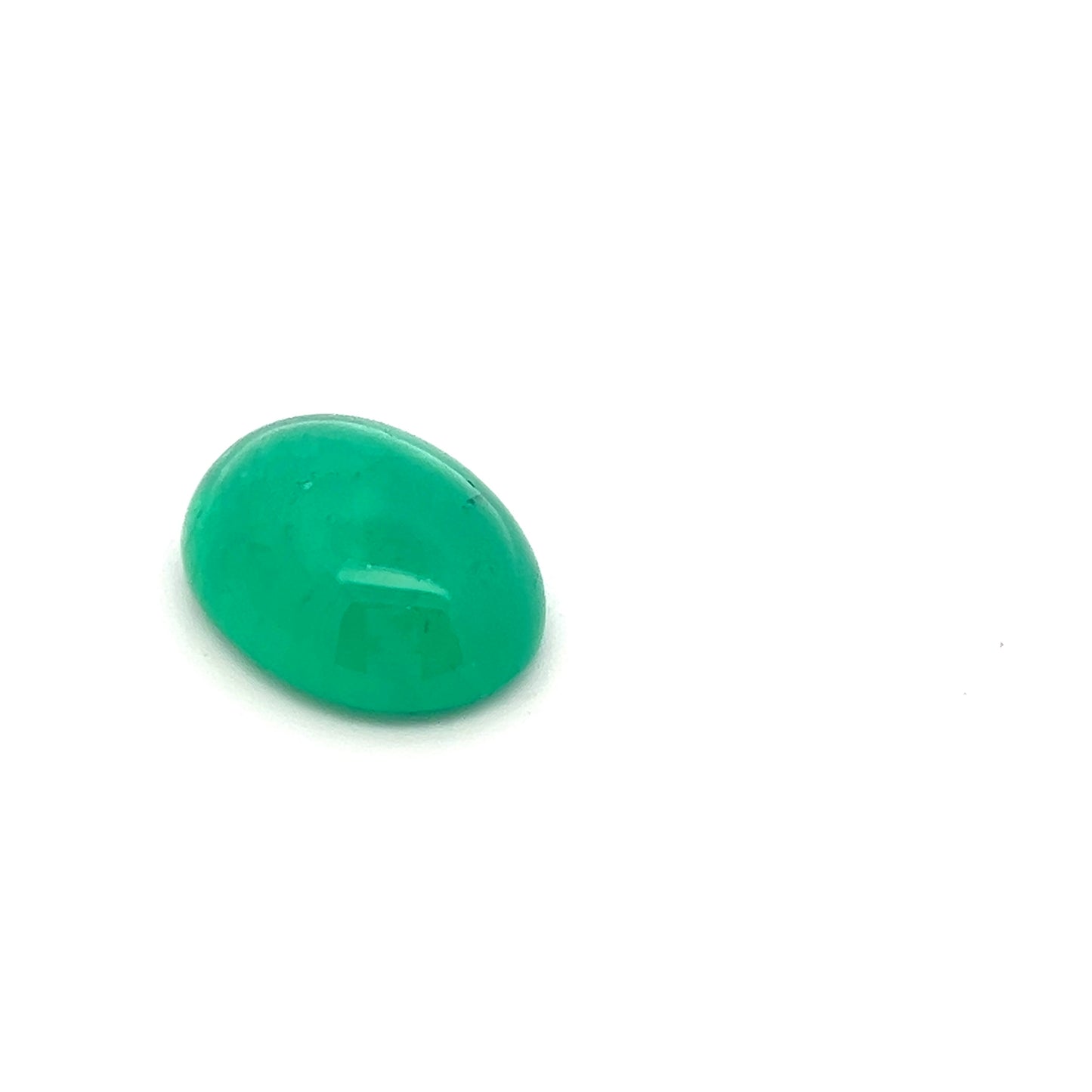 Lab Grown Colombian Emerald Cabochon 11.43 Carats