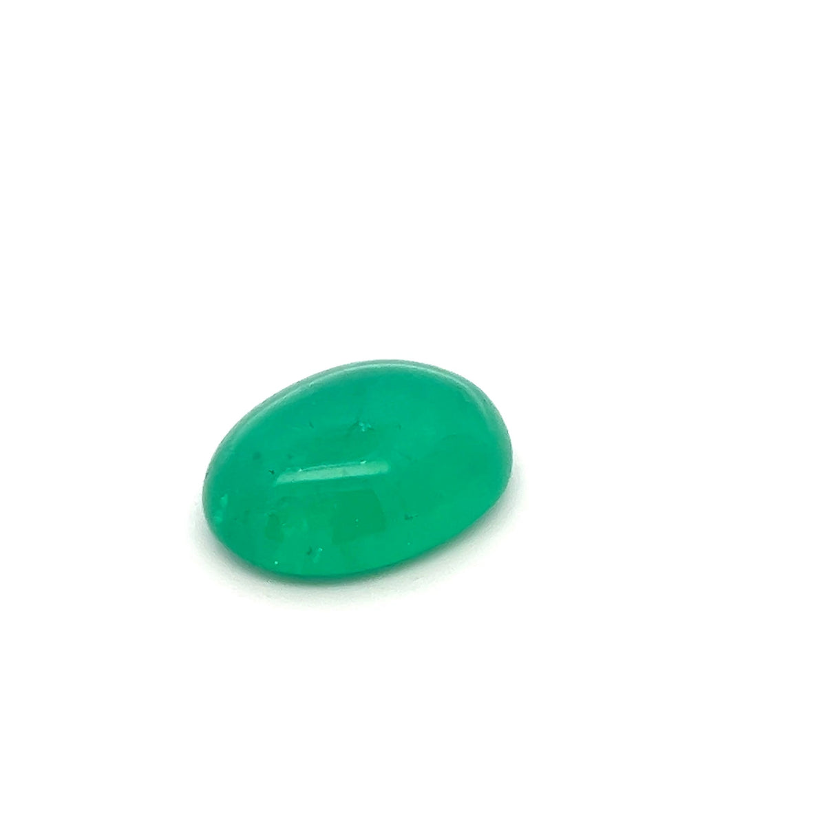 Lab Grown Colombian Emerald Cabochon 11.43 Carats