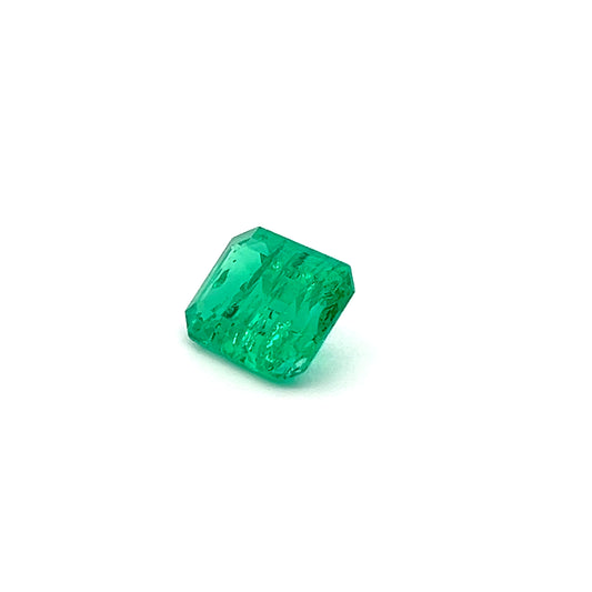 Octagon 2.77 Ct Lab Grown Emerald – Bright Green Stone