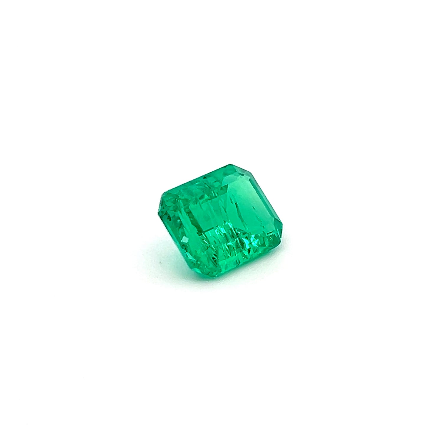 Octagon 2.77 Ct Lab Grown Emerald – Bright Green Stone