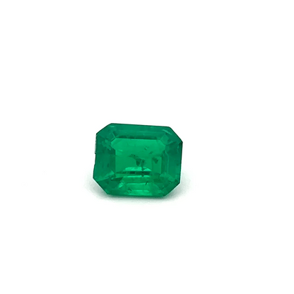 3.96Ct Lab Grown Emerald Octagon