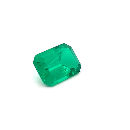 Octagon 6.41 Ct Grown Emerald