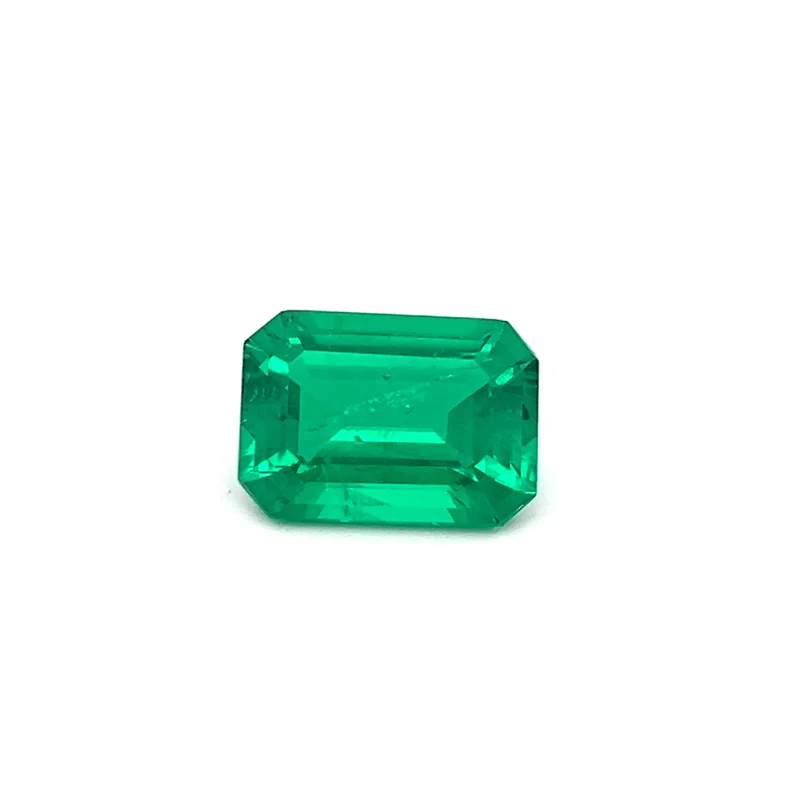 Octagon 6.41 Ct Grown Emerald