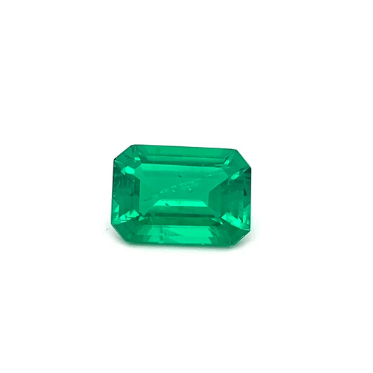 Octagon 6.41 Ct Grown Emerald