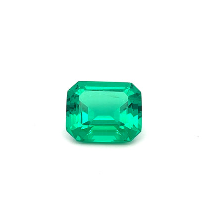 Octagon 6.77 Ct Emerald Panna