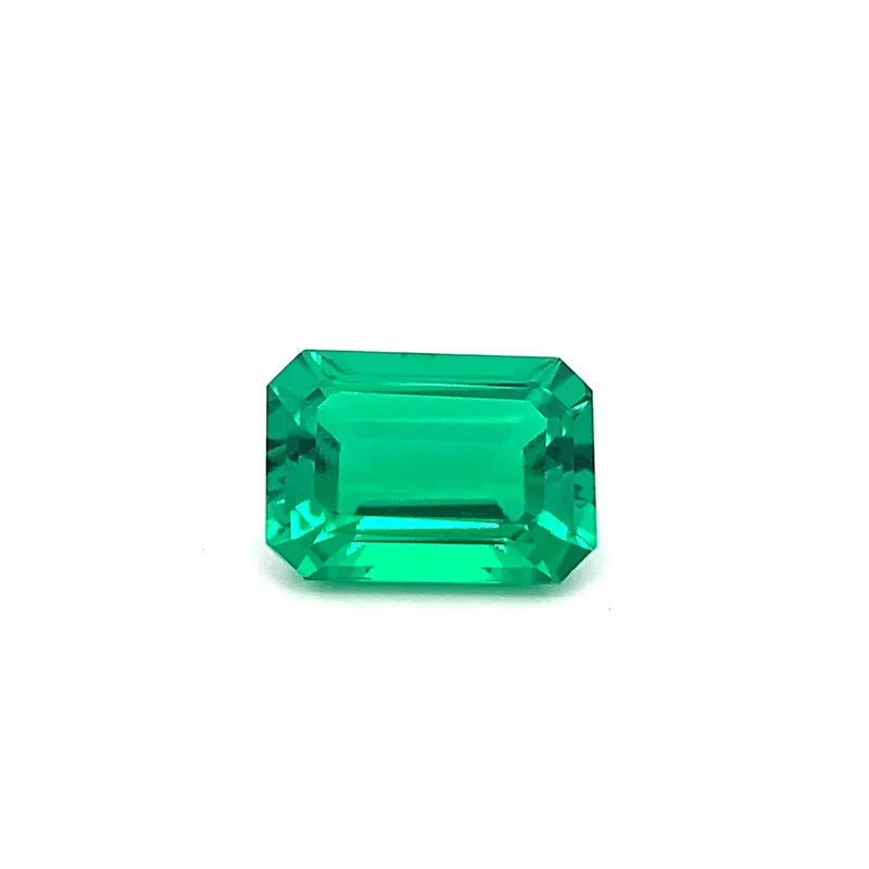 Lab Grown Emerald 6.89ct Octagon Shape