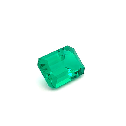 Lab Grown Emerald 6.89ct Octagon Shape