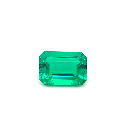 Lab Grown Emerald 6.89ct Octagon Shape