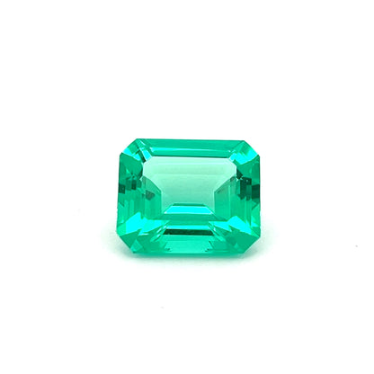 Octagon 6.95 Ct Emerald Panna
