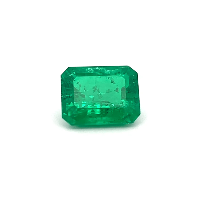 Octagon 7.10 Ct Lab Grown Emerald – Stunning Green Gem