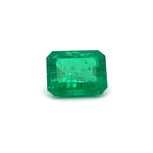 Octagon 7.10 Ct Lab Grown Emerald – Stunning Green Gem