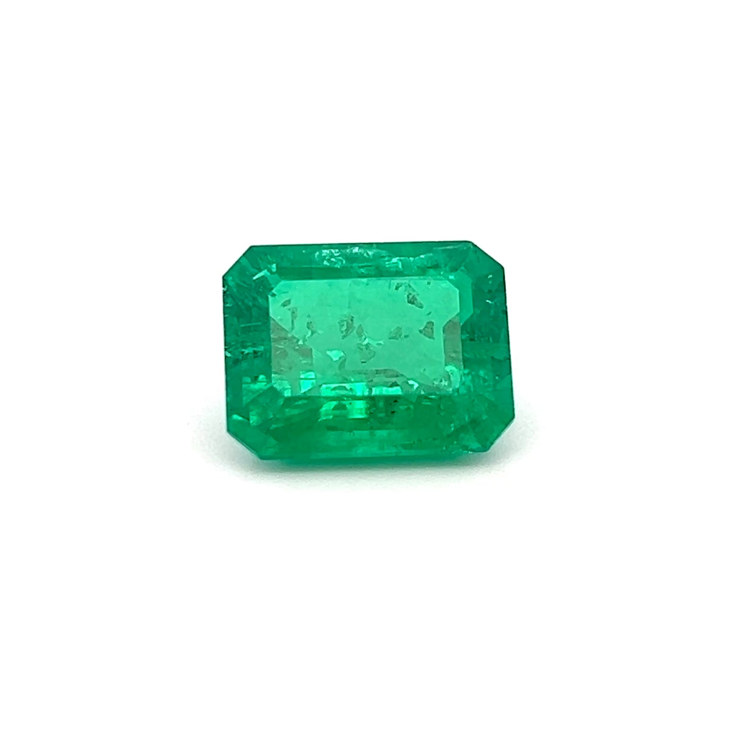 Octagon 7.10 Ct Lab Grown Emerald – Stunning Green Gem