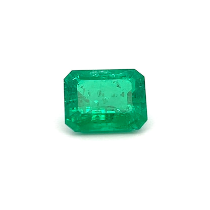 Octagon 7.10 Ct Lab Grown Emerald – Stunning Green Gem