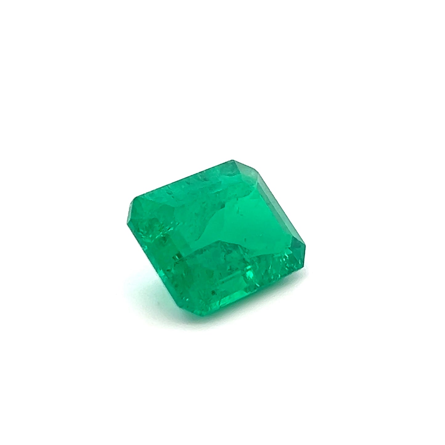 Octagon 7.11 Ct Lab Made Emerald – Brilliant Green Stone