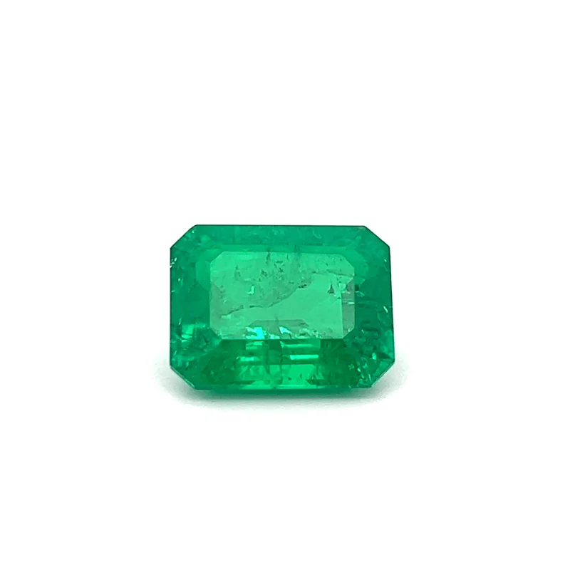 Octagon 7.11 Ct Lab Made Emerald – Brilliant Green Stone