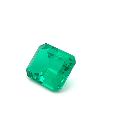 Octagon 7.55 Ct Lab Grown Emerald – Luxury Green Gemstone
