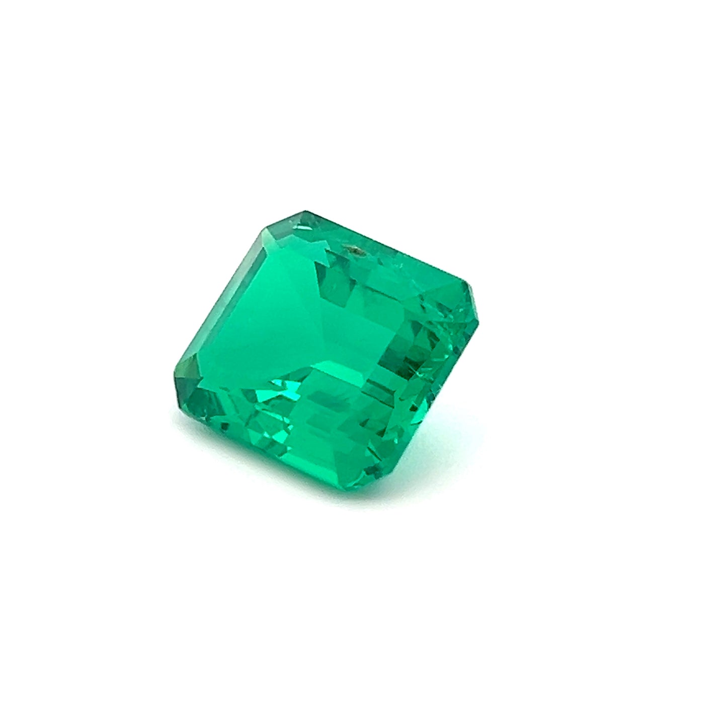 Octagon 7.77 Ct Lab Created Emerald – Exceptional Green Stone