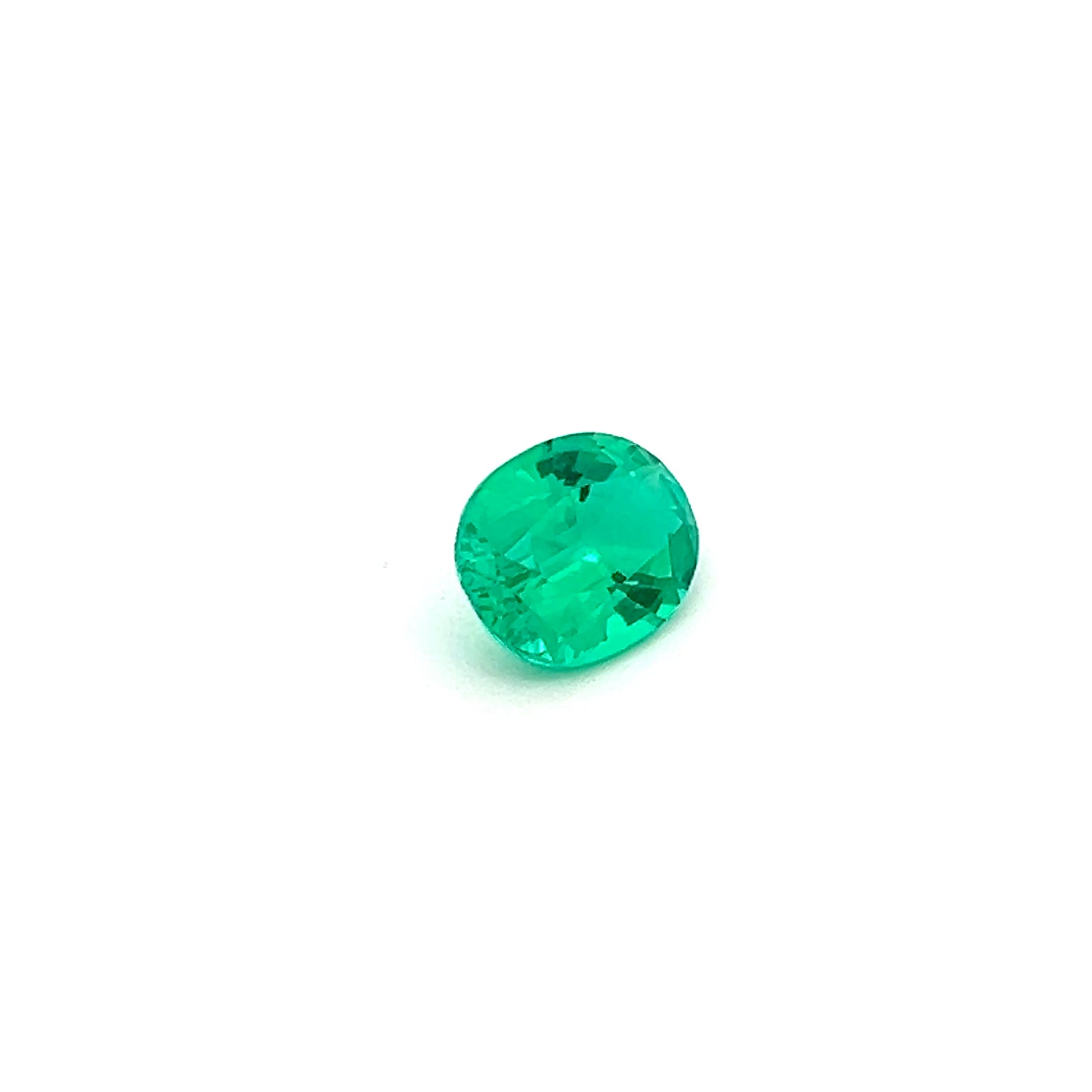 Colombian Green Emerald 1.82 Carats Oval