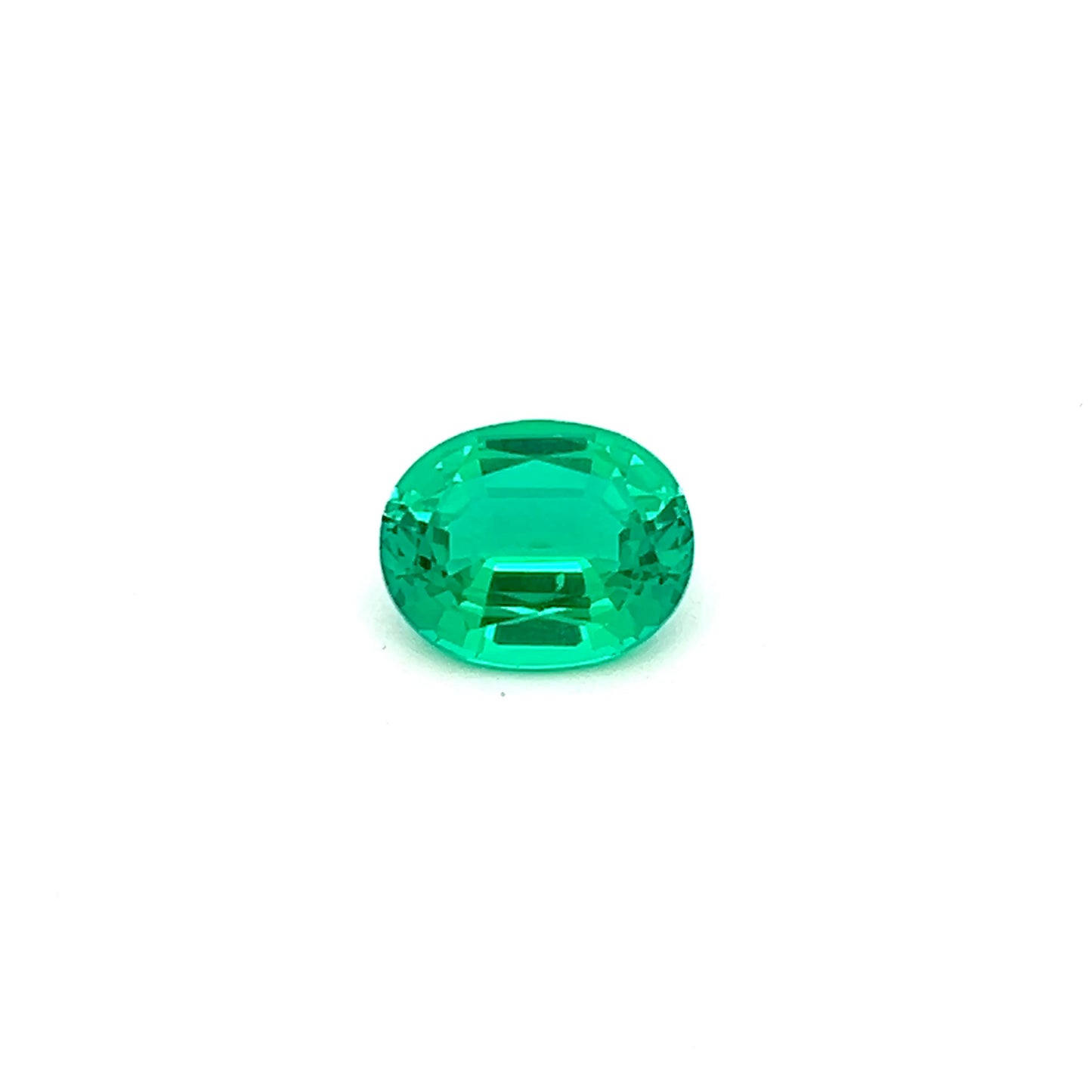 Lab Grown Colombian Emerald Oval 2.62ct