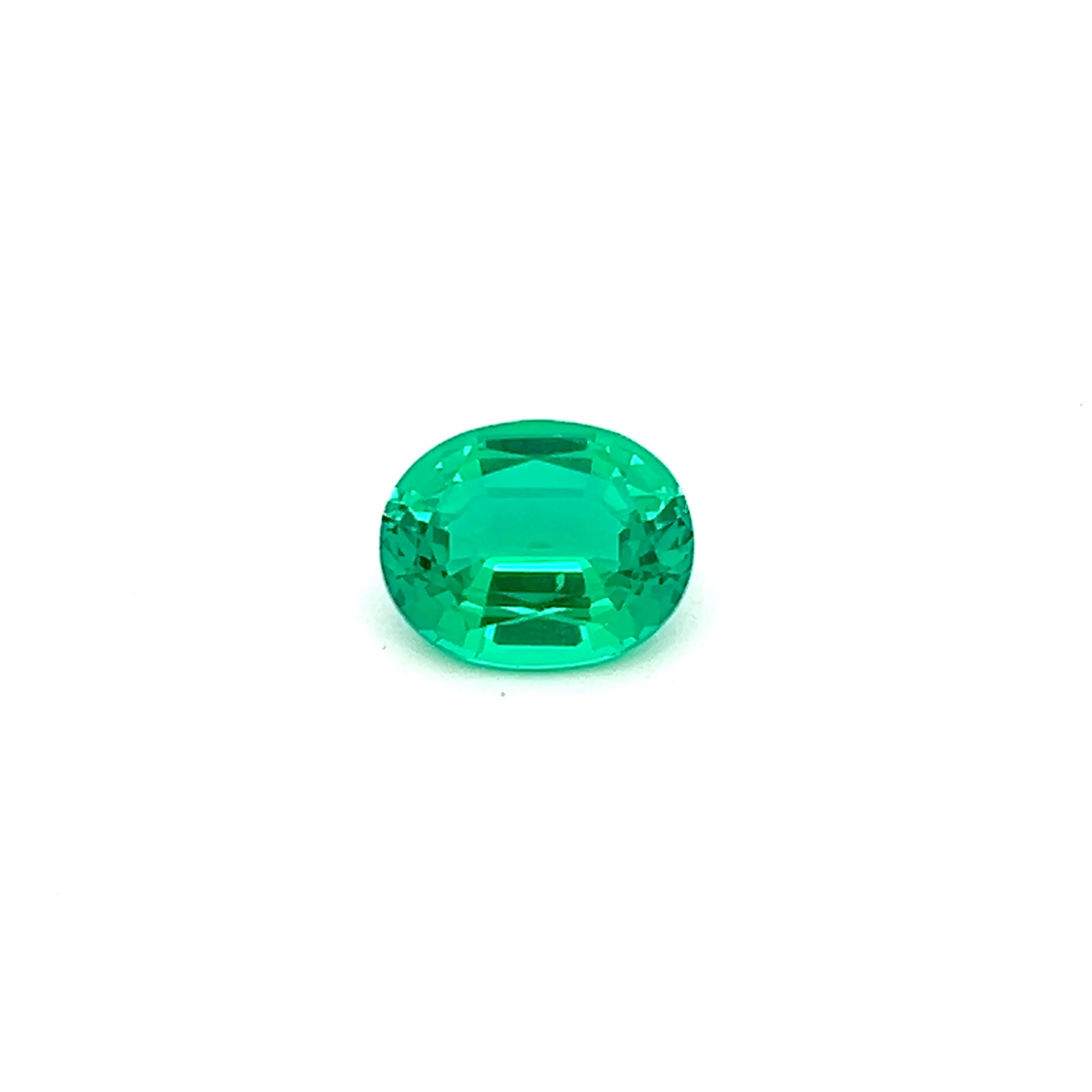 Lab Grown Colombian Emerald Oval 2.62ct