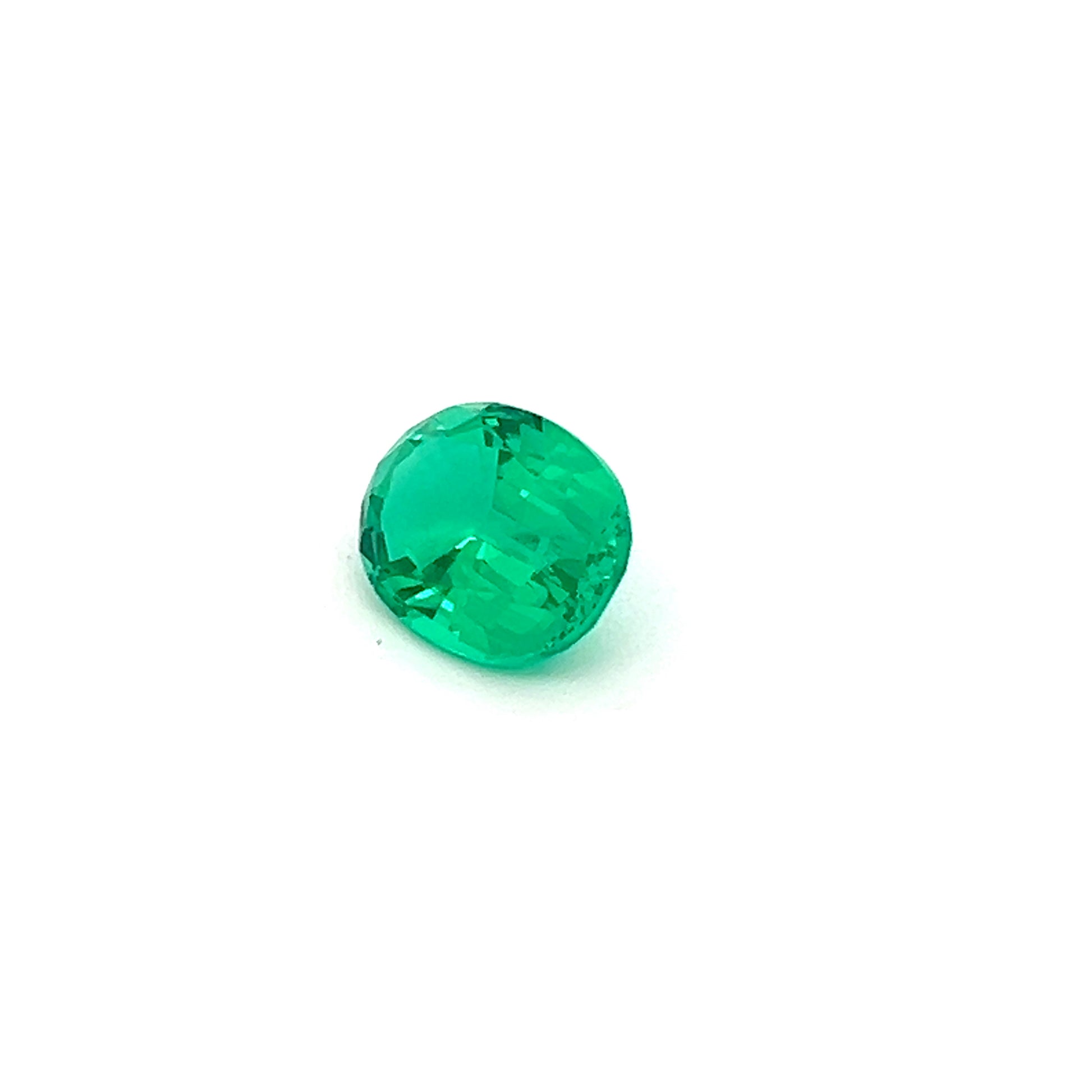 Lab Grown Colombian Emerald Oval 2.62ct